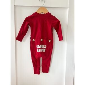 Oshkosh Santa’s Helper outfit/sleeper. Size 3-6 months.